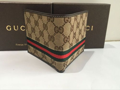 Men gucci leather wallet