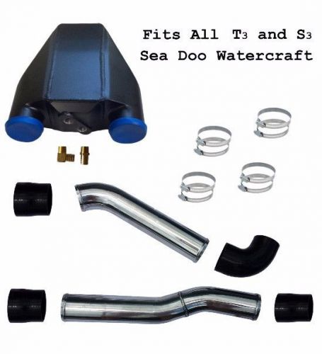 Seadoo performance fizzle intercooler kit 4-tec rxp rxt t3/s3 kit add mph &amp; rpm