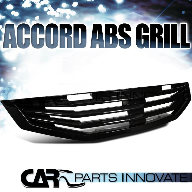 Honda 08-10 accord 2dr coupe jdm black mu front hood grill grille