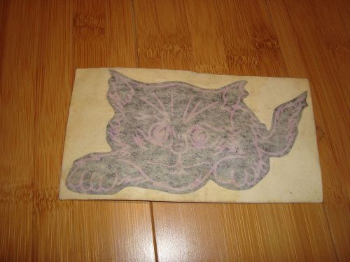 Arctic cat kitty cat hood decal purple