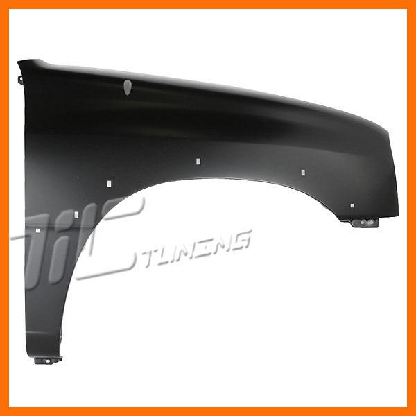 02 03 04 05 suzuki grand vitara passenger front fender primed black steel right