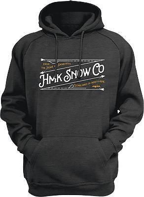 Hmk stitch hoody black large lg