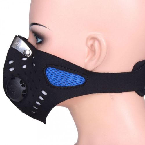 Half face soft neoprene vented motorcycle dust mask wind snow break shield