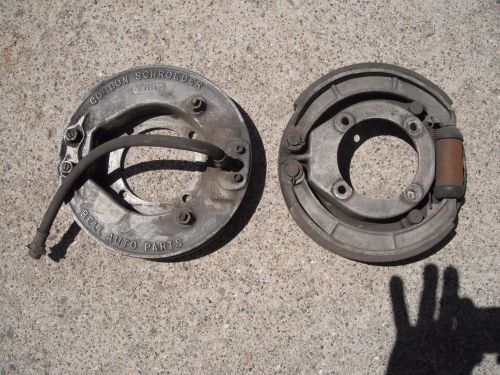 Kurtis kraft midget racecar schroeder drum brake backing plates