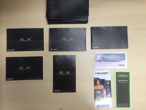 Acura ilx 2014 owner&#039;s manual set &amp; case *oem*