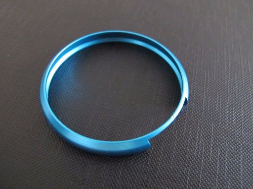 Key fob remote case trim ring for mini cooper s one countryman clubman sky blue