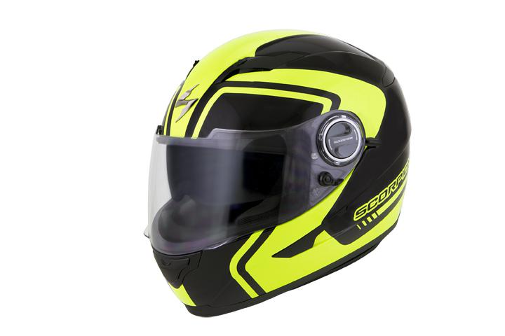 Scorpion exo-500 west neon yellow xl motorcycle helmet full face extra large