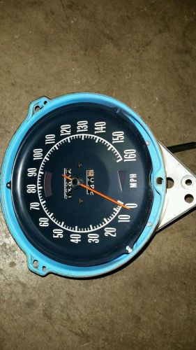 1972-74 corvette original  speedometer assembly w / trip cable