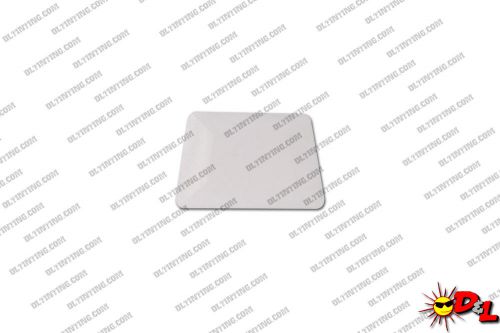 White 4&#034; teflon shrink card