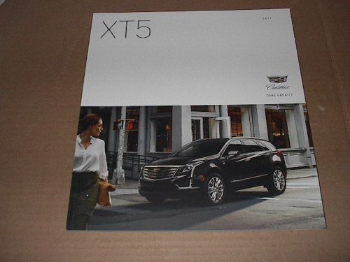 2017 cadillac xt5  58 page original dealer sales brochure ~ new