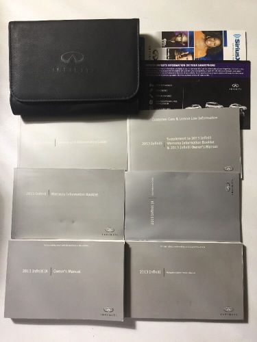 2013 infiniti jx owners manual with case and navigation book free fast shipping