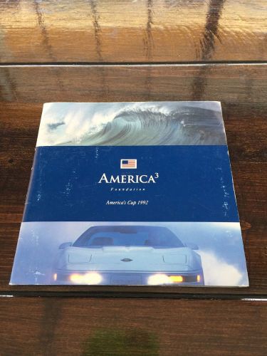 Corvette promo america&#039;s cup cd.