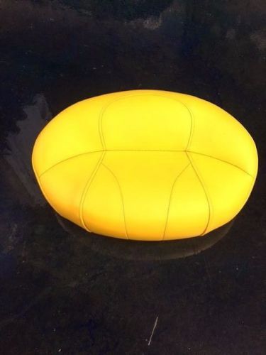 Bass boat fishing bike/butt seat cushion yellow