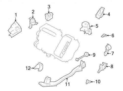 Ford oem auto trans mount bracket 5m6z6031ab image 10