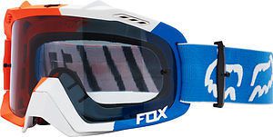 Fox racing air defence creo 2017 mx/offroad goggles orange/blue/white