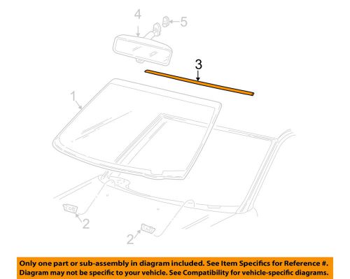 Lincoln ford oem 05-06 navigator windshield-weatherstrip 4l1z1503110aa