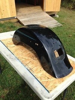 08 harley davidson flstf rear fender