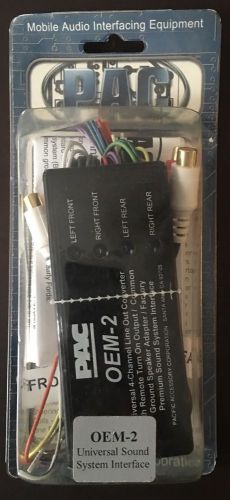 Pac oem-2 universal sound system interface