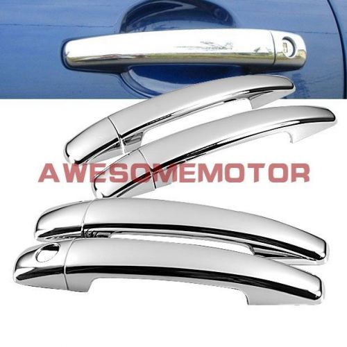 Car chrome side door handle cover trims for peugeot 207 308 407 citroen c4 c6 am