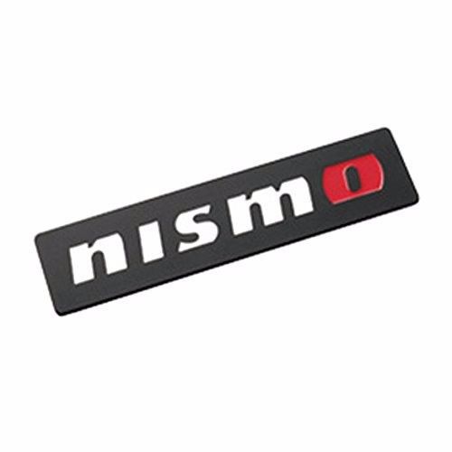 Jdm oem nissan nismo logo emblem budge sticker black gtr r32 r34 silvia japan