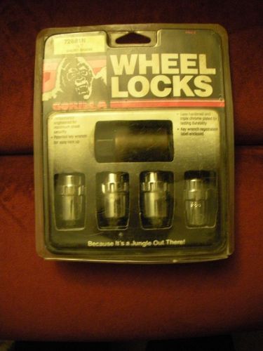 New gorrilla wheel locks #72631n 12mm x 1.50 short shank