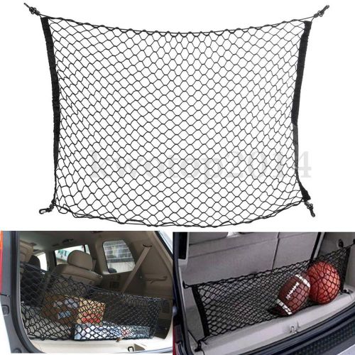 Universal car suv cargo tidy nylon net trunk storage organizer luggage 110x60cm