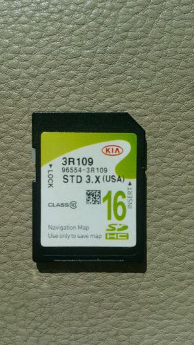 2015 kia cadenza limited premium navigation sd card  965543r109