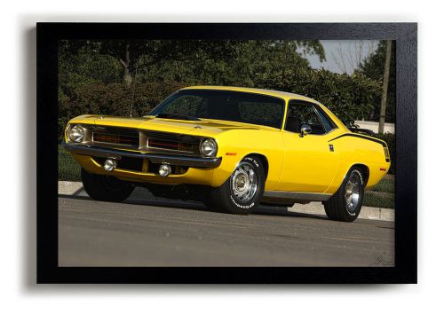 1970 plymouth &#039;cuda photo print 13x19 barracuda art 426 hemi shaker hemicuda