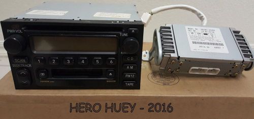 2000 toyota 4runner oem radio/cd/cassette #86120-08110 and oem amp #86280-35080