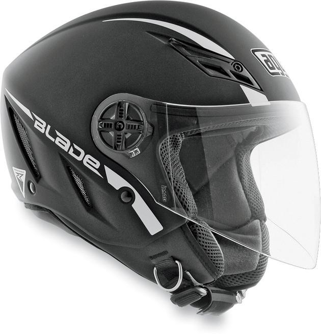 Agv blade open face motorcycle helmet flat black sm/small