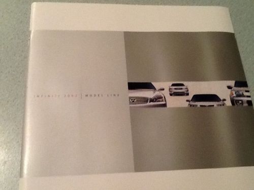 2002 infiniti full line brochure