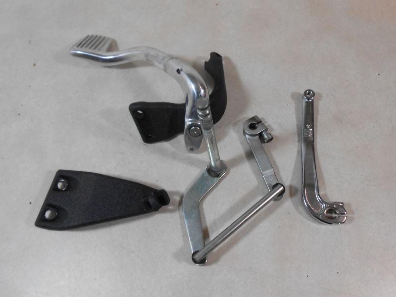 Harley davidson dyna mid controls brake pedal brackets 06-later #2