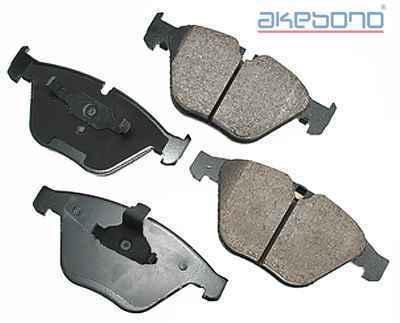 Akebono eur918 brake pad or shoe, front-euro ultra premium ceramic pads