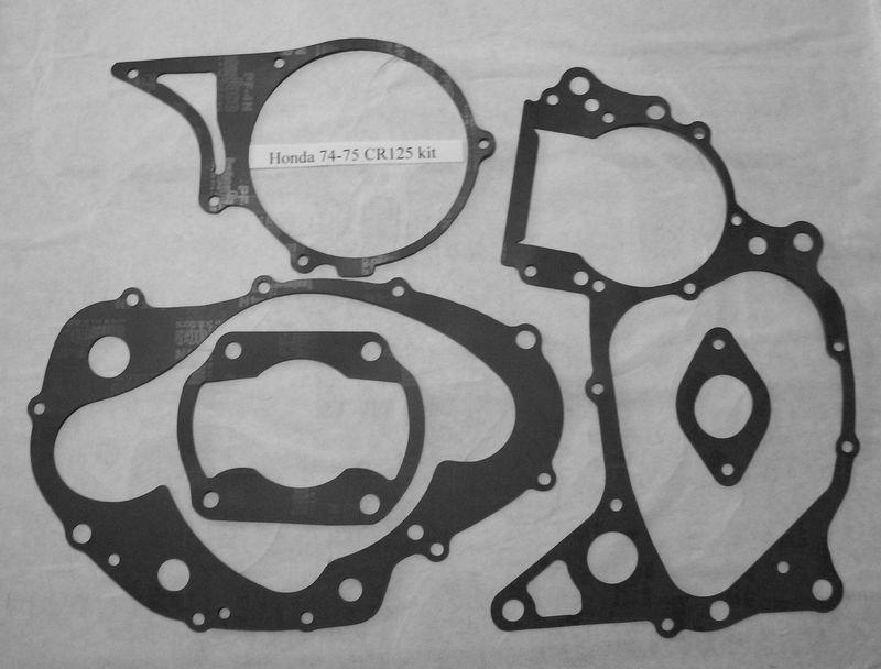 Honda cr 125 gaskets new 1974-1975