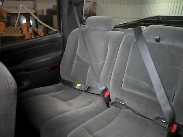 2007 chevy silverado 2500 rear seat belt & retractor only rh passenger gray