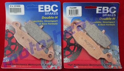 Suzuki ebc fa229hh fa231hh front brake pads gsf600 gsx600 dl600 gsf gsx dl 600  