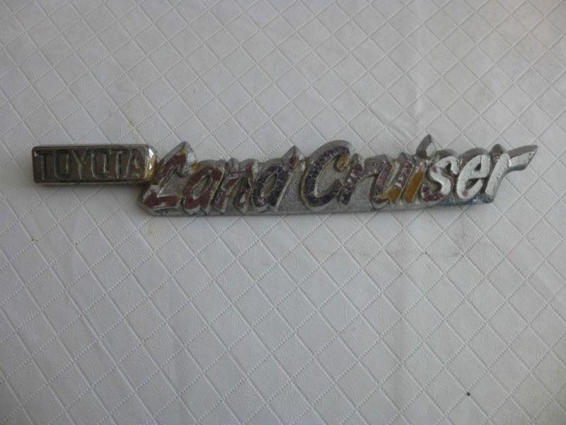 Fj40 landcruiser emblem front used