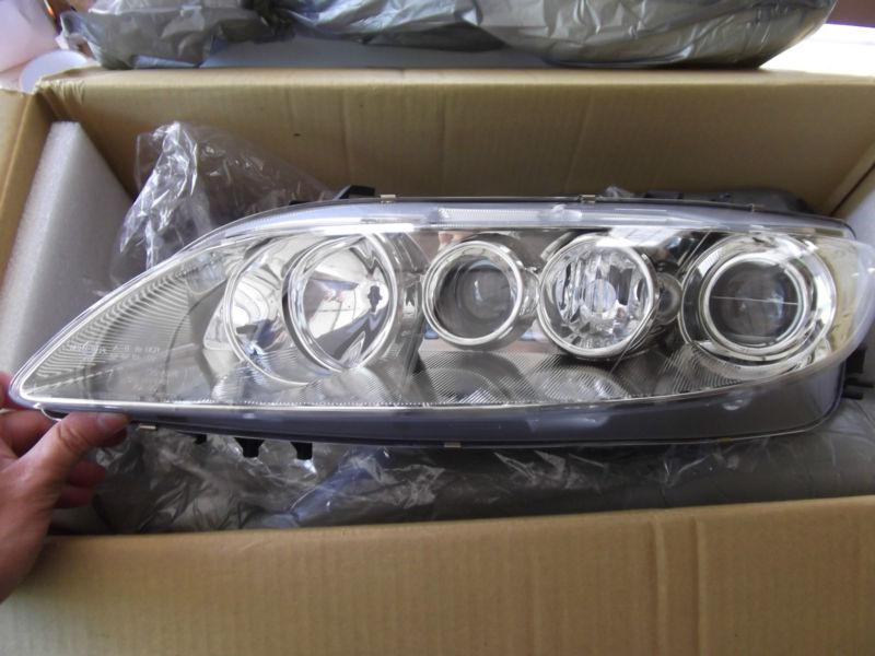 New tyc 20-6456-01 mazda6 drivers side headlight assembly mazda 6 left lh no fog