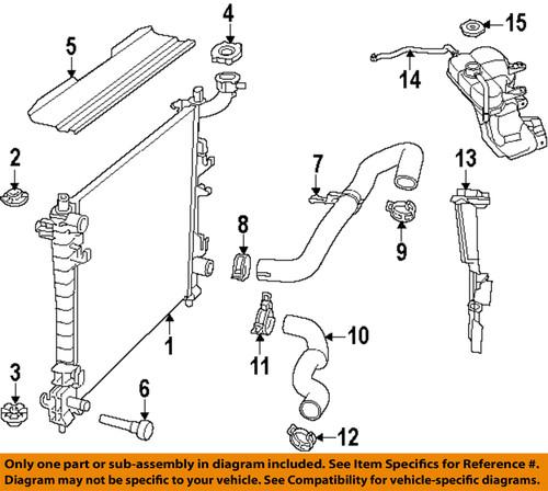 Mopar oem 5156150aa radiator-air baffle