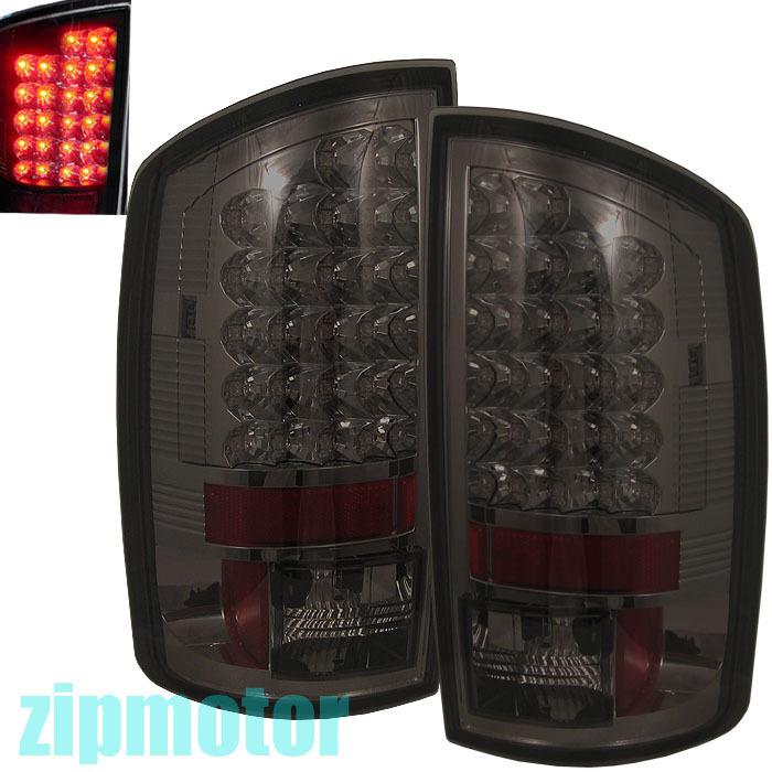 02 03 04 05 06 dodge ram 1500 2500 led tail light smoke