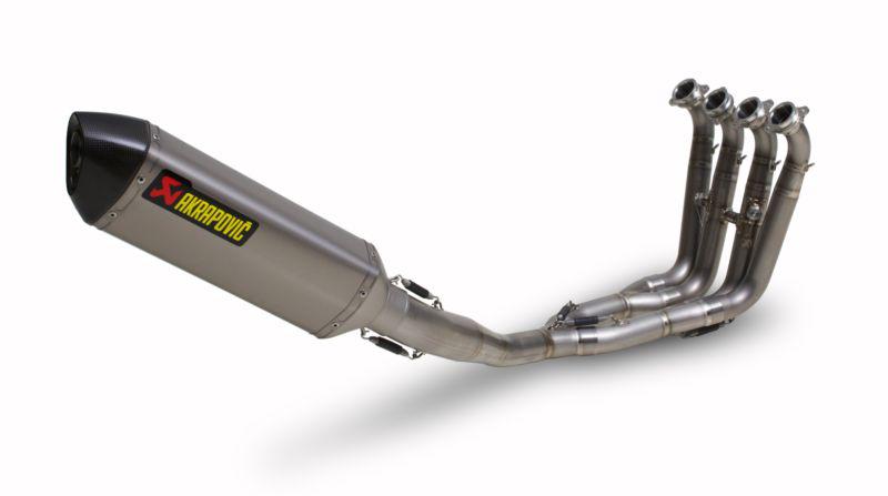 Akrapovic evolution 4:2:1 full exhaust system ti/ti/ti/cf for bmw s1000rr 10-13