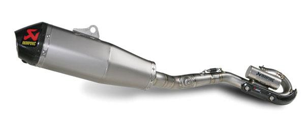 Akrapovic racing full exhaust system ss/ti/cf for honda crf250r 2011-2013