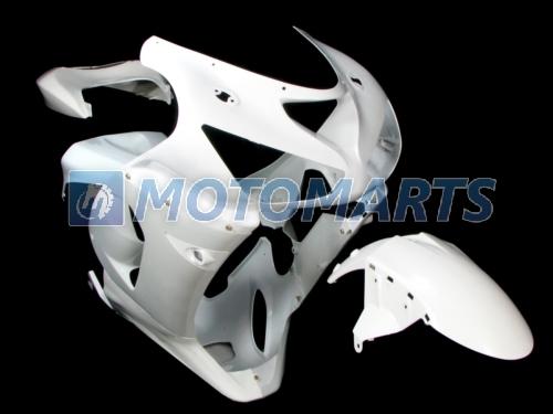 Fit kawasaki ninja zx 6r 636 zx6r 05 06 full set raw fairing body kit injection