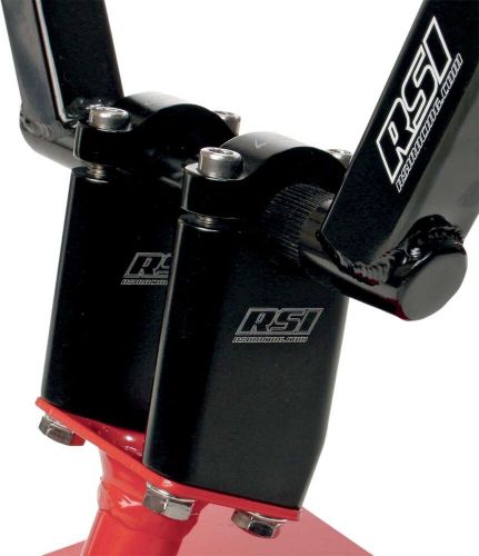 Rsi racing angled handlebar riser - 2in. rise - 15 degrees - black - ar-2b-15