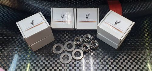 Mitsubishi evo 4-9 titanium driveshaft nuts and washers