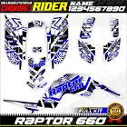 Yamaha raptor 660 kit graphics decals stickers atv wrap quad all year raptor660