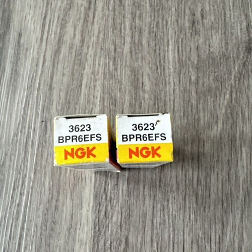 Lot of 2 ngk spark plugs plug bpr6efs ngk3623