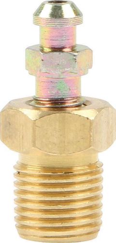 Allstar performance all50180 bleeder screws 1/8in npt brass natural set of 4