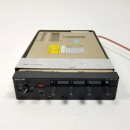 Bendix king kt-76a atc transponder 14v pn: 066-1062-10 w/ tray