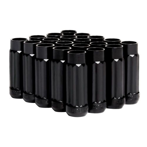 Blox racing cone seat 12 sided p17 tuner lug nuts black for 82-02 chevy camaro